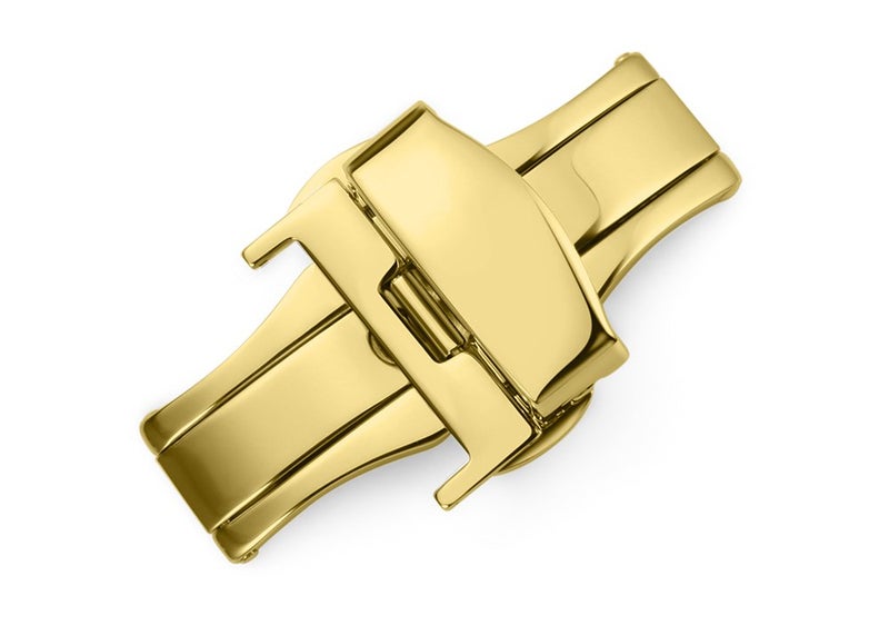iStrap Stainless Steel Deployment Clasp Buckle Fasten Gold Black Silver Rose Gold Watchband Clasp 16mm 18mm 20mm 22mm - Image 3