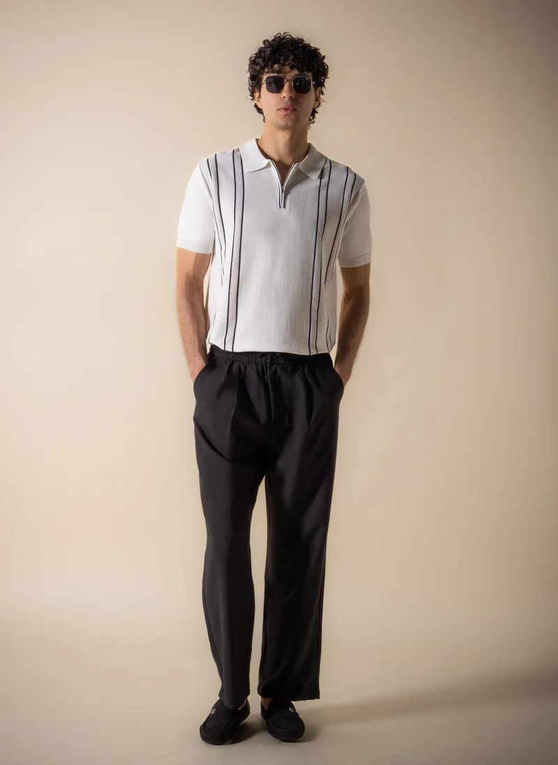 شايبس TEXTURED STRIPE POLO SHIRT