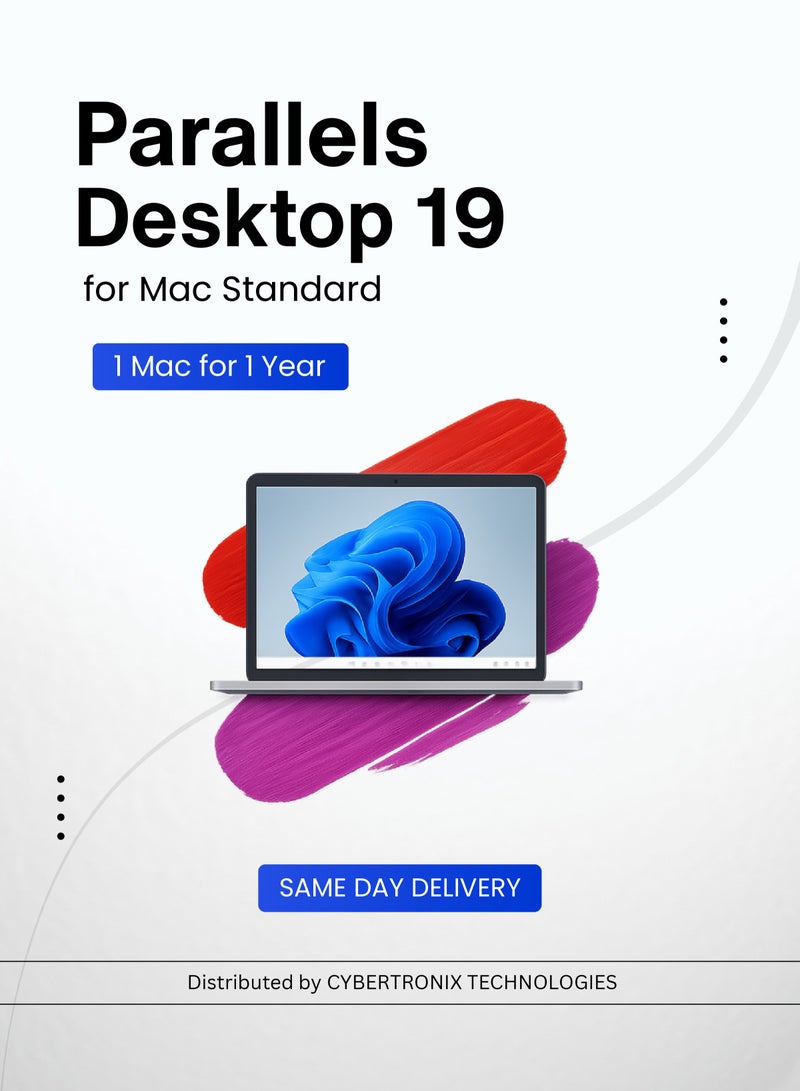 Parallels باراليلز ديسكتوب 19 لماك ستاندرد | 1 ماك لمدة 1 سنة | ترخيص رقمي | توصيل في نفس اليوم