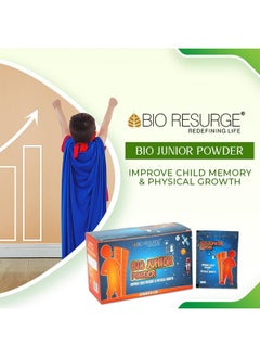 BIO RESURGE LIFE Bio Resurge Bio Junior Powder Kids Health and Nutrition Protien Powder to improve for Nutrition and physical growth(5 gm X 30 Sachets)  - Image 2