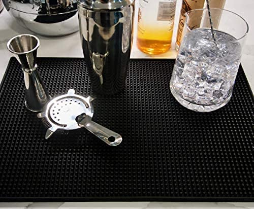 Highball  Chaser Highball & Chaser Bar Mat 18 x 12, Thick Durable and Stylish Bar Mat for Spills. Non Slip, Non-Toxic, Service Mat for Coffee, Bars, Restaurants Counter Top - Image 3