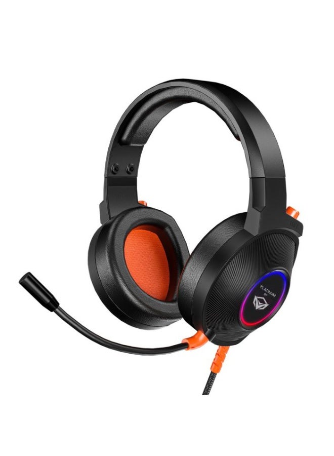Meetion MT-HP012-A USB Wired Gaming Headset with Virtual 7.1 Surround Sound, 50mm Drivers & RGB Lighting - Image 1