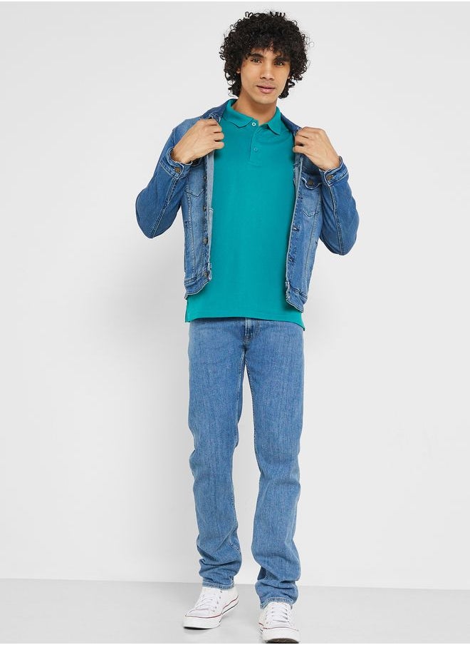 Seventy Five Basics Essential Pique Polo Shirt  - Image 4