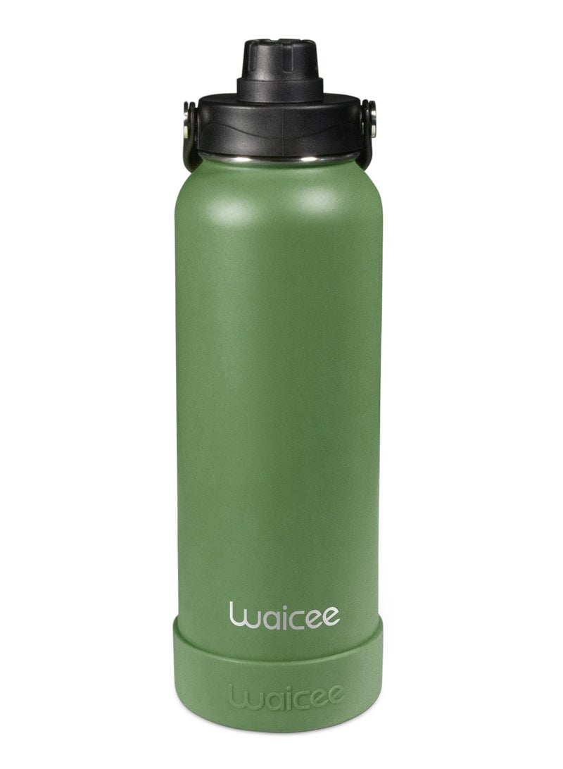 WAICEE Army green Reusable Bottle – 40oz / 1200ml - Image 1