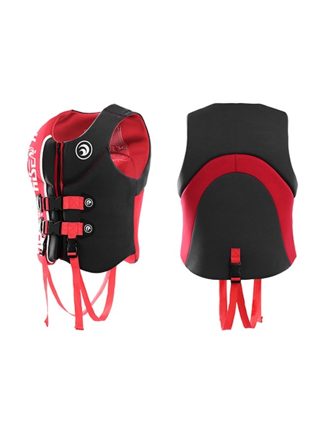 Hisea Water Sports Vest Life Jacket Black And Red - Image 1