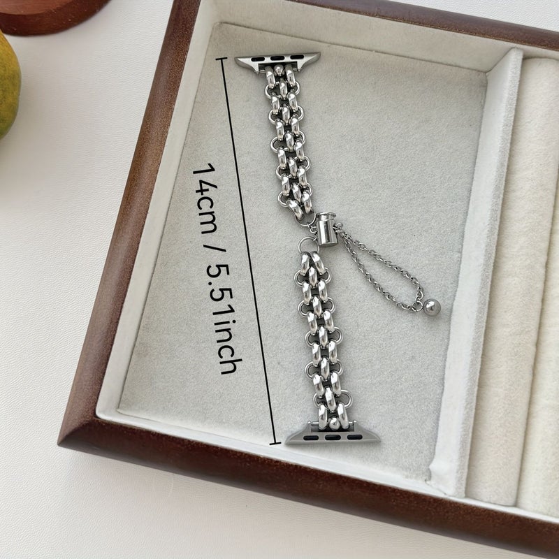 Stainless Steel Ultra Thin Apple Watch Band 42mm 44mm Golden - Image 2