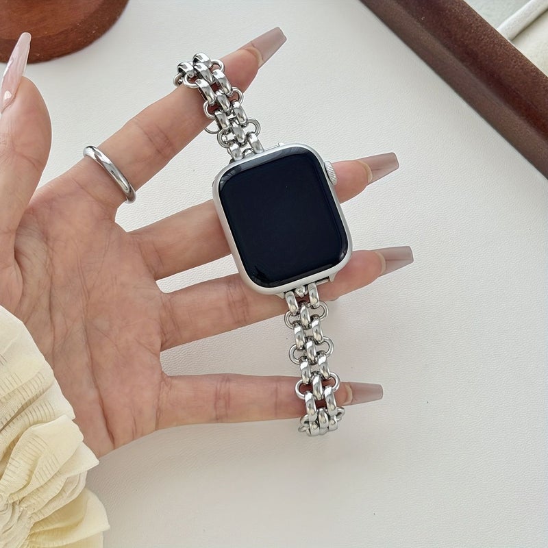 Stainless Steel Ultra Thin Apple Watch Band 42mm 44mm Golden - Image 1