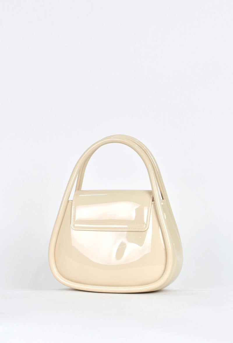 Elatae Women's Shoulder Strap Silicone Crossbody Bag Beige 26660  - Image 5