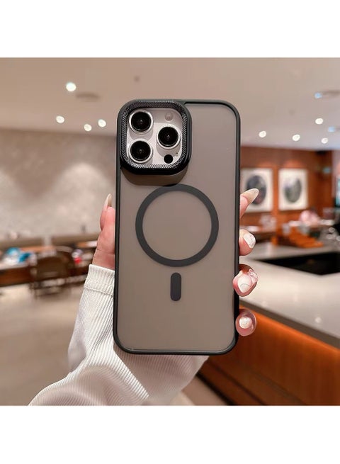 Magnetic Case for iPhone 11 Pro Max [Shockproof & Slim] Matte Hard Back Cover with high-Grade Protection | Black