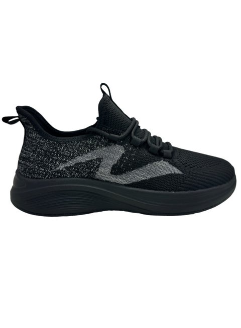 Walk Line Men's Running Fashion Light weight Breathable Flying Knitting Lace Up Mesh Walking Workout Sports Shoes