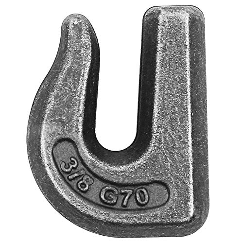 Robbor خطاف روبور 3/8" ملحوم على السلسلة G70 من الفولاذ المطروق - 4 قطع قابلة للحام للسيارة والشاحنة وSUV وRV وUTV والجرارات - سحب ثقيل - Image 3
