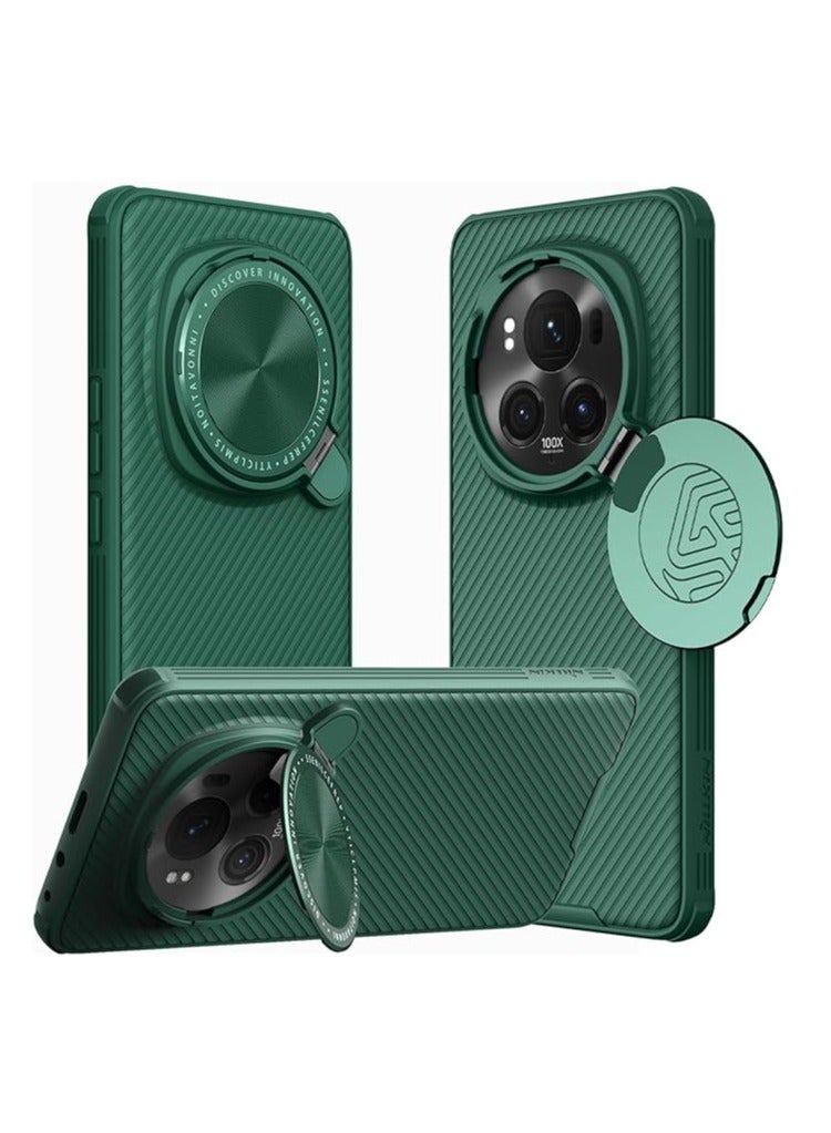 general Honor Magic 6 Pro Case, Camera Lens Privacy Protection, Foldable Stand, Soft TPU, Hard PC Back Case, Shockproof Corners, Airbags - Image 1