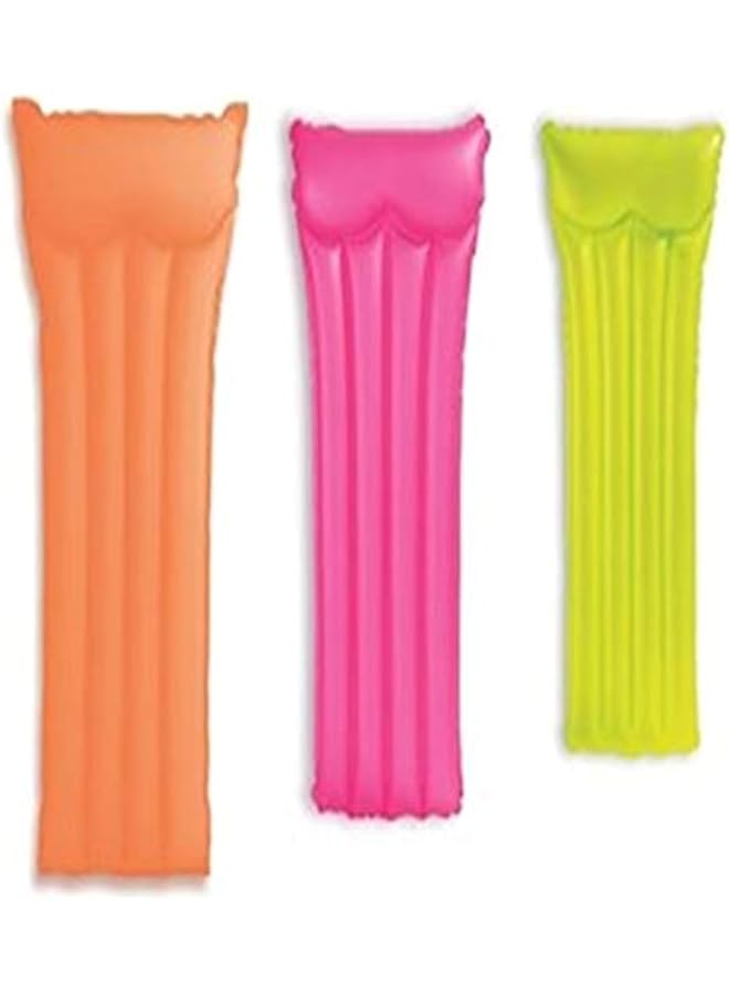 INTEX 59717 Inflatable Neon Mattress Pink One Size