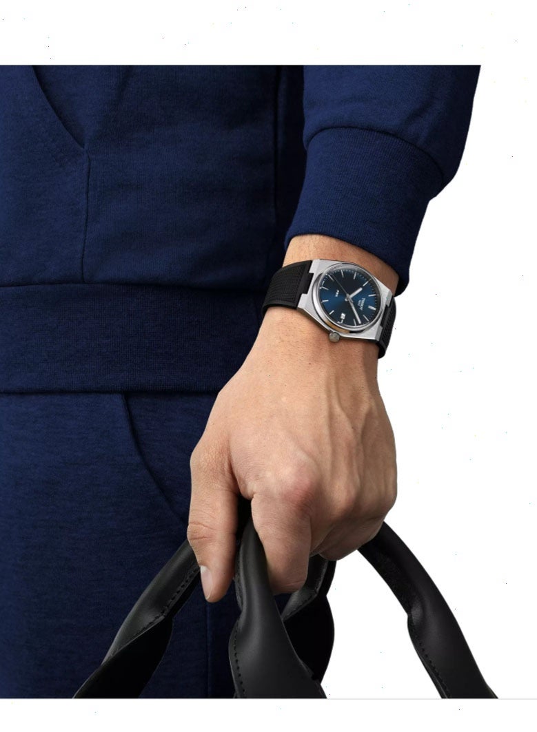 Tissaj Tissot PRX Men's Swiss Quartz Watch 40mm-Black - Image 5