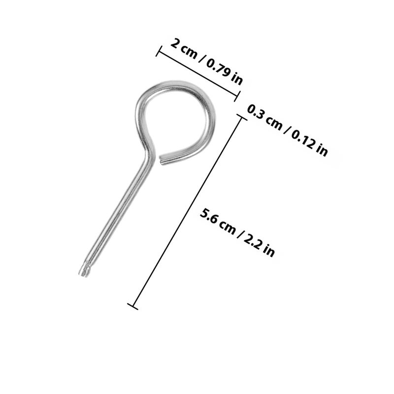20 Sets Lock Pins Fire Safety Pull Pins Replacement Fire Equipment Safety Pin Supplies - Image 2