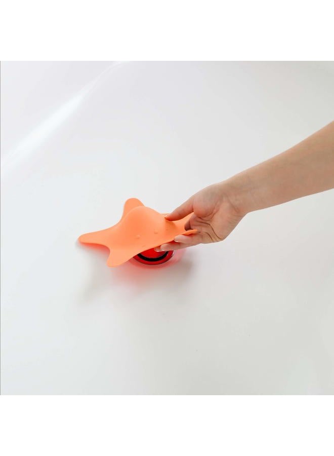 BOON Star Toddler Bathtub and Sink Drain Cover - Starfish Shaped - Easy to Clean Bath Stopper - Baby Bath Essentials - Image 2