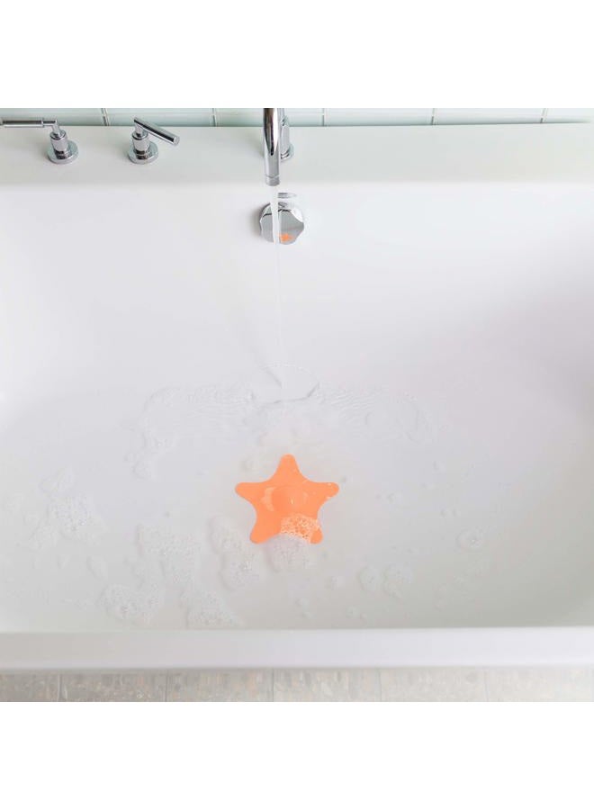 BOON Star Toddler Bathtub and Sink Drain Cover - Starfish Shaped - Easy to Clean Bath Stopper - Baby Bath Essentials - Image 3