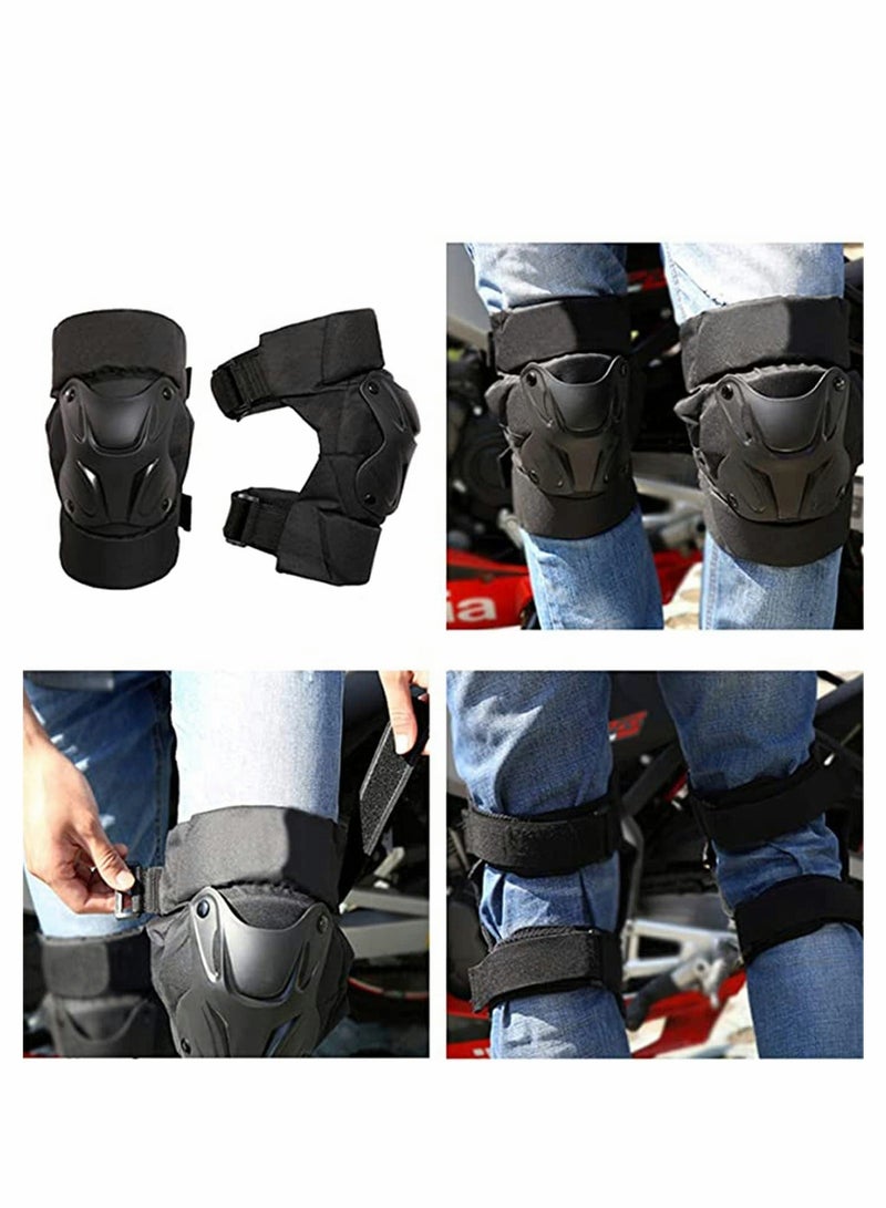 Y&D Adult Knee Pads, 1 Pair Adjustable Cap Pads Cycling Brace and Elbow Guards, Protector for Bike Motorcycle Racing Outdoor Active Gear - Image 3