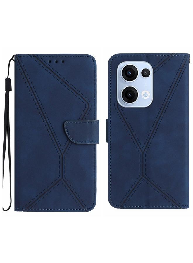 S-TOP Case For OPPO Reno13 Global Stitching Embossed Leather Phone Case - Image 1
