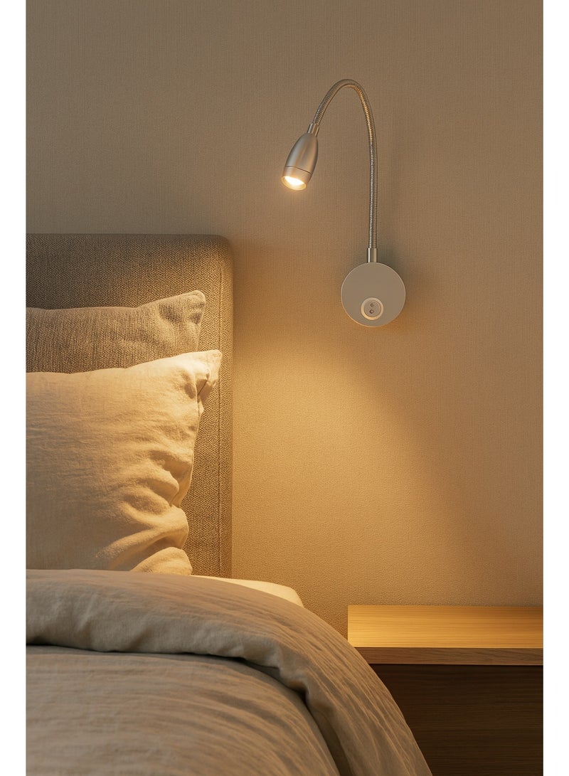 NERFA Flexible LED Wall Light with Adjustable Arm – Focused Lighting – - Image 1