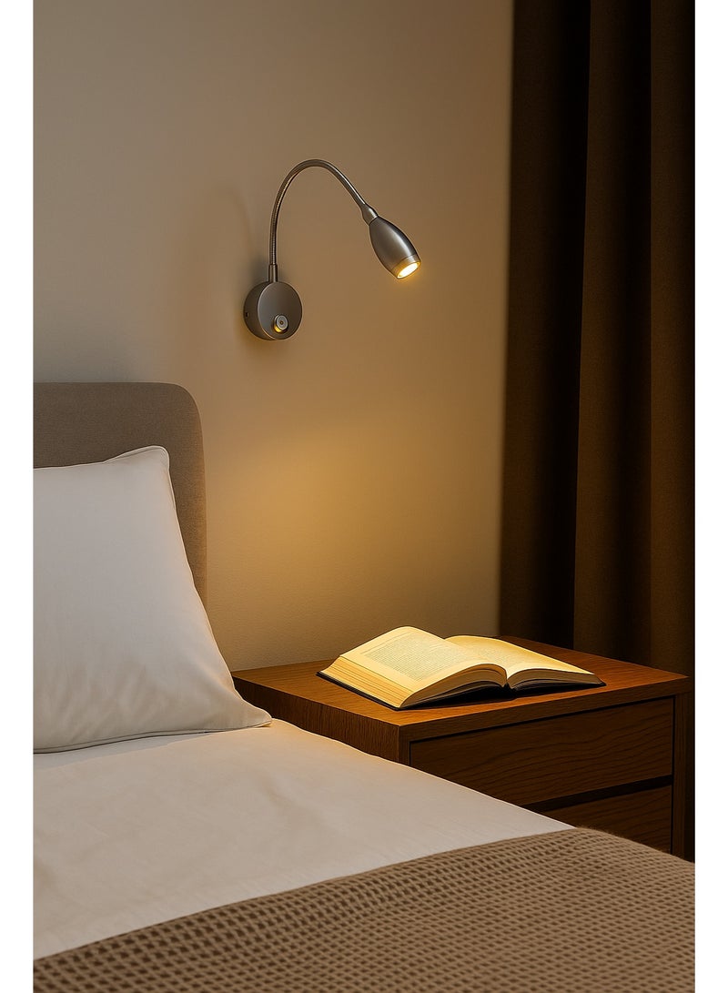 NERFA Flexible LED Wall Light with Adjustable Arm – Focused Lighting – - Image 2