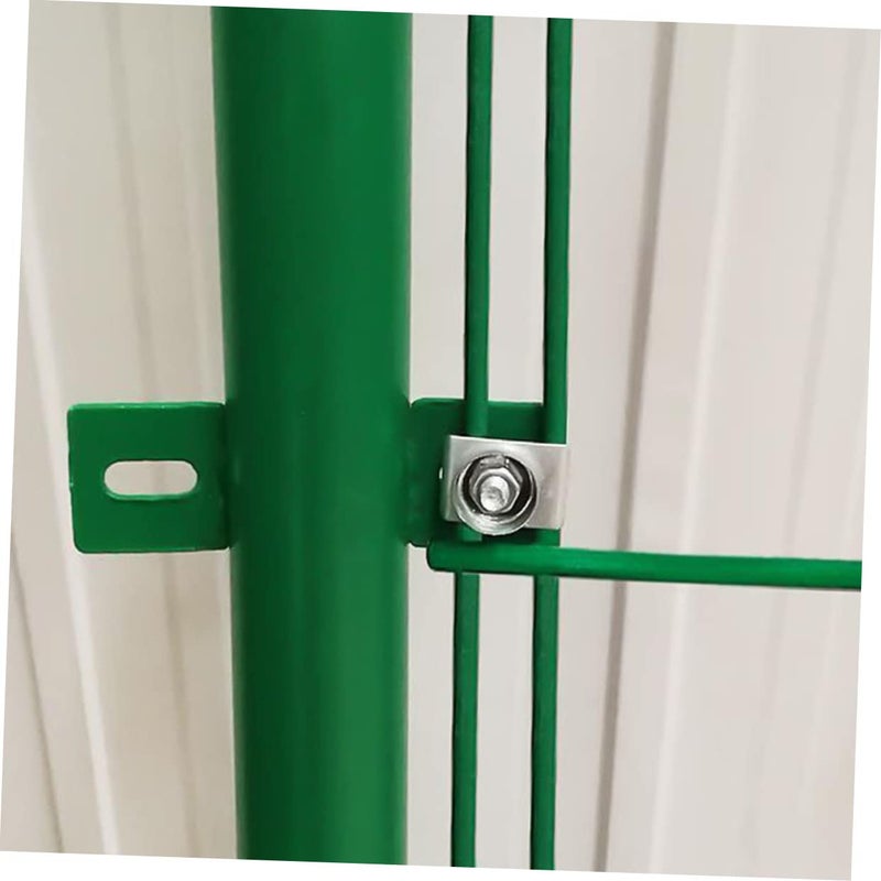 مشابك سياج معدنية 100 قطعة مثبتات حاجز حديقة للحيوانات للقطط والكلاب والأرانب والدجاج - Image 4