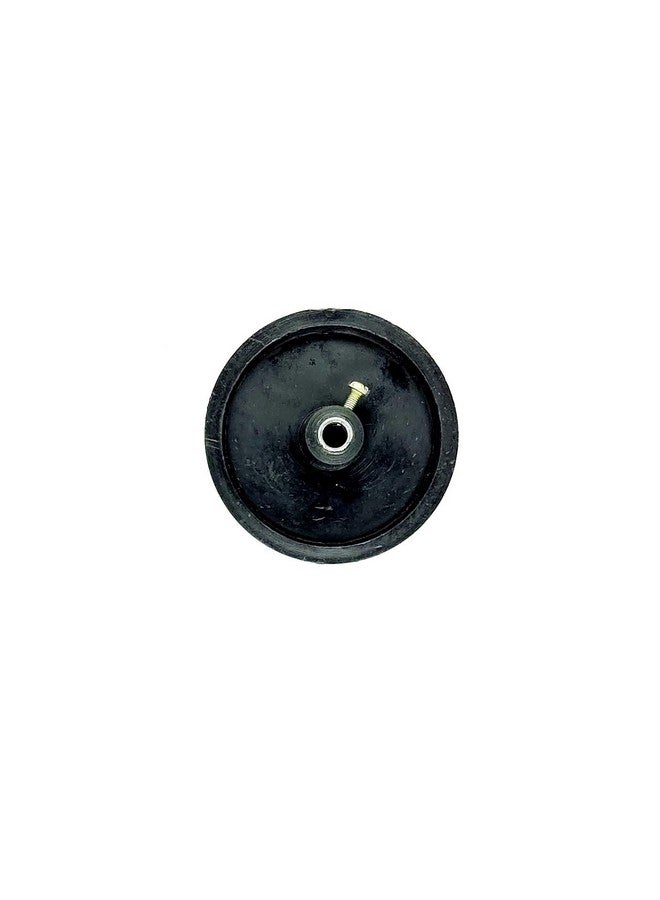 Invento INVENTO 2pcs 65mm x 18.5mm Plastic Robotic Track Wheel V-Pulley Durable Tire Wheel 6mm Hole with Metal Collet for DC Geared Motor RC Car Robot  - Image 3
