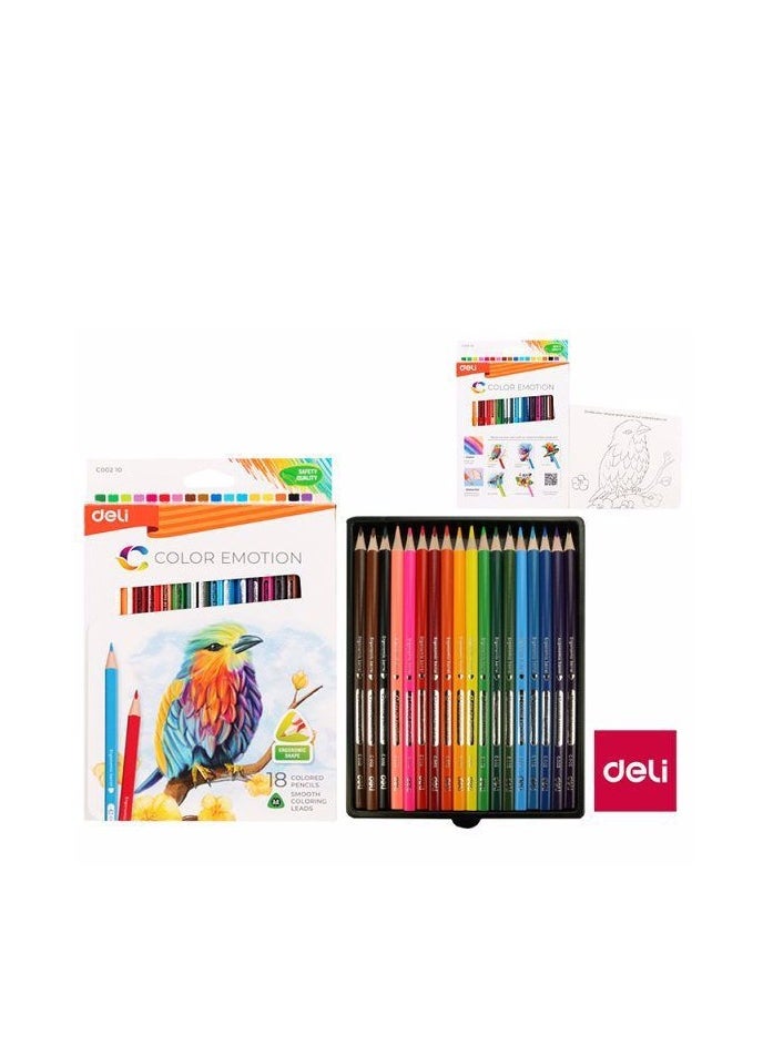 18 Colored Pencil Pre-Sharpened - pzsku/ZE3D9B865871D2799E600Z/45/_/1730146167/3d67a5a5-e1b8-42e3-aee8-18ce19b59cbd
