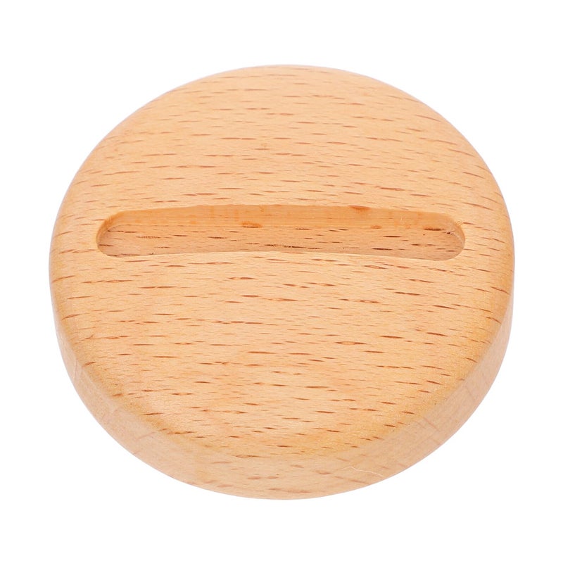 Beech Wood Round Drawer Knobs Handles For Kitchen Wardrobe Nursery Furniture - Image 2