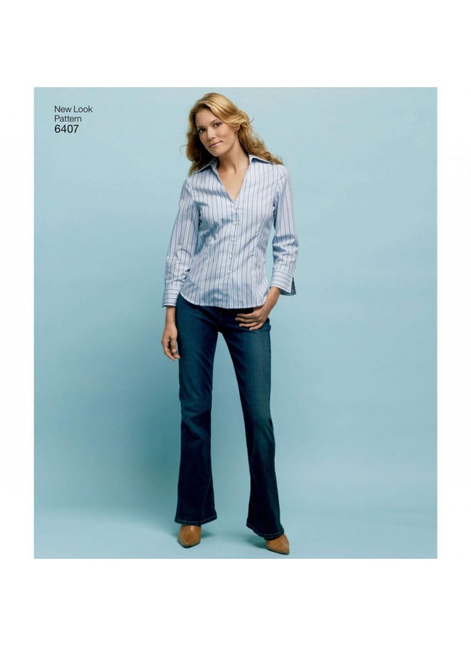 Simplicity Creative Group Inc - Patterns New Look Sewing Pattern 6407 Misses Tops, Size A (10-12-14-16-18-20-22)  - Image 2
