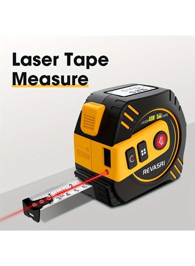 Revasri 2 In 1 Laser Measuring Tool 131ft 40m Laser Distance Meter And Tape Measure - Image 1