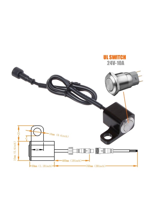 Loquat LED Motorcycle Light Switch - Image 3
