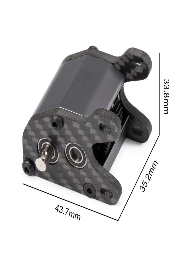 ZMHOBBY Ultralight Dual Motor Transmission Dig Overdrive Gearbox with Slipper Pad for 1/10 RC Crawler Sporty Cheater Rigs (Gray) - Image 3