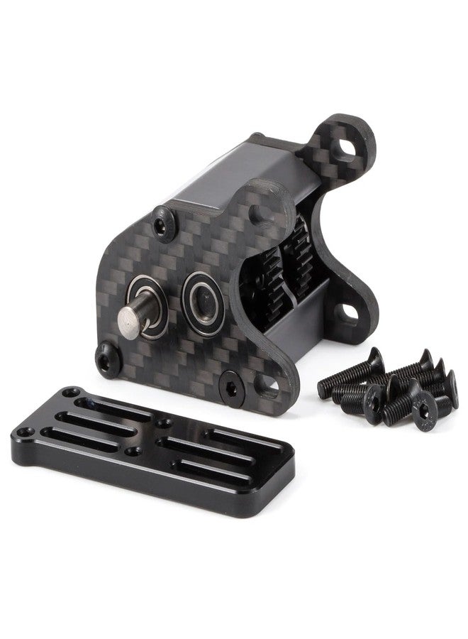 ZMHOBBY Ultralight Dual Motor Transmission Dig Overdrive Gearbox with Slipper Pad for 1/10 RC Crawler Sporty Cheater Rigs (Gray) - Image 1