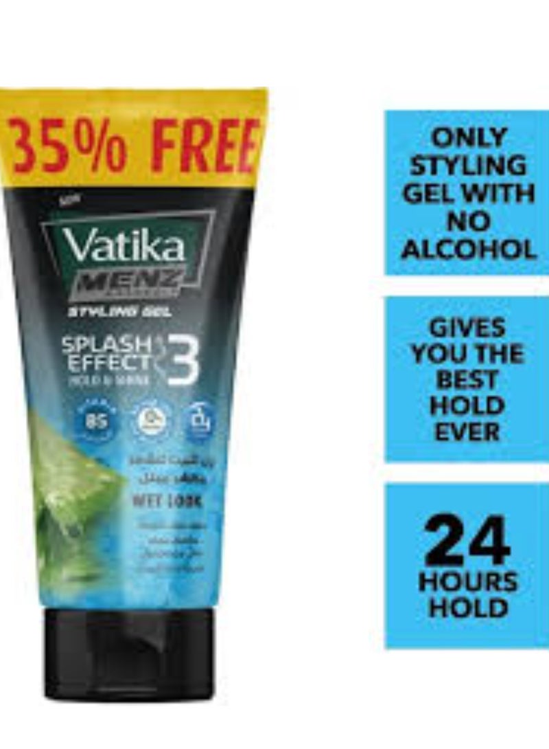 فاتيكا مينز جل تصفيف الشعر ويت لوك مع تأثير تثبيت قوي ولمعان مع خلاصة الصبار - 250 مل - Image 2