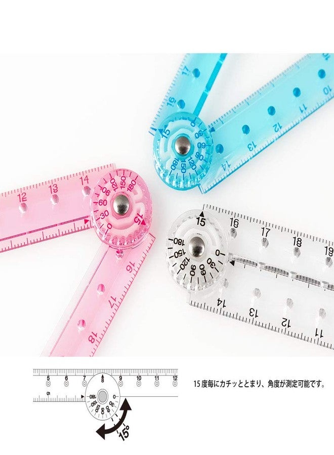 Midori DESIGNPHIL 42266006 Multi Ruler, 11.8 inches (30 cm), Transparent - Image 4