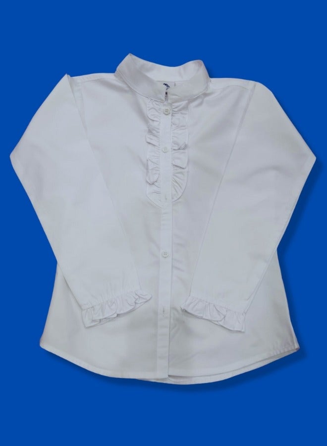 Generic white school shirt for girls - Image 2