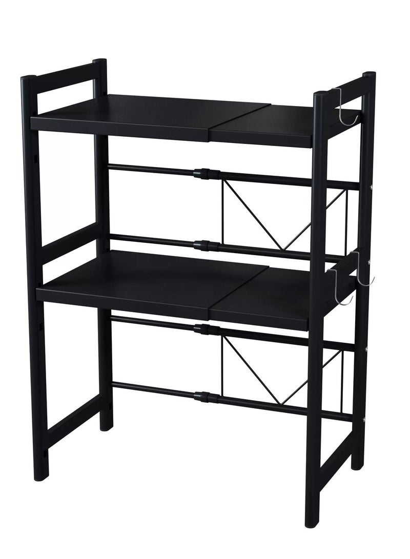 ميكسد ثلاثة طبقة سوداء قابلة للتمديد قوس فرن الميكروويف - Image 2