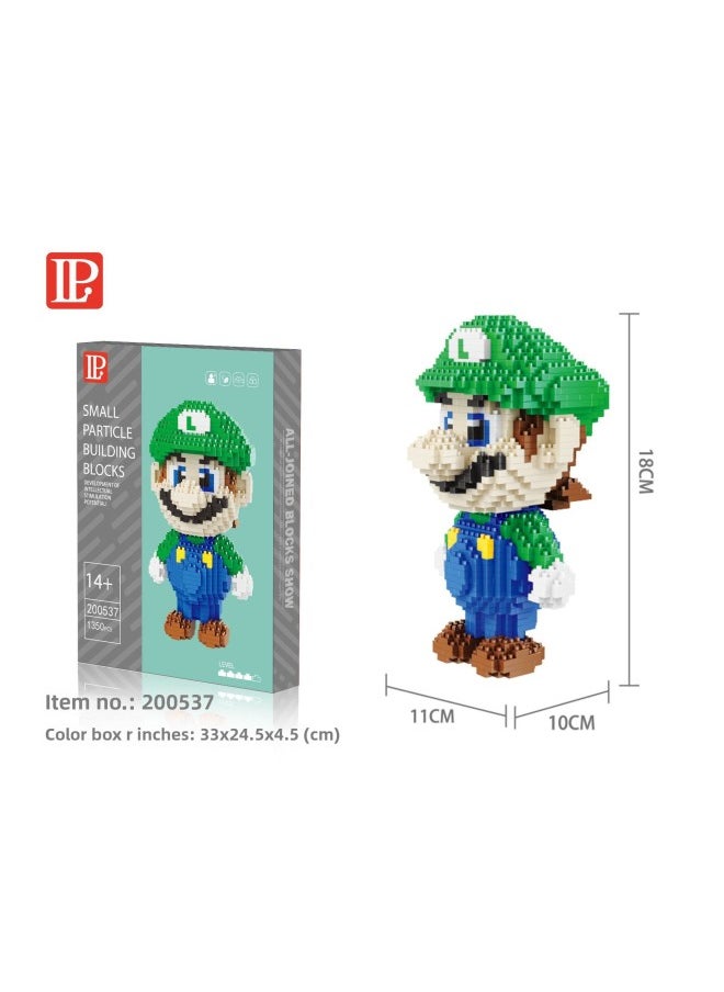 LP Cartoon Image Small Particle Building Block Series Model Mosaic Building Block Toy Animation Animal Cross-border-Color:200537