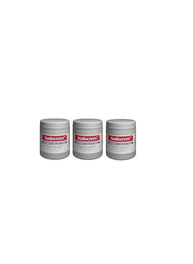 Sudocrem Sudo.crem Original Fresh Antiseptic Healing Rash Cream Value Pack 3 x 125g  - Image 1