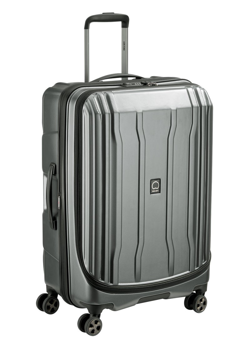 DELSEY Paris Cruise 70cm Hardcase 4 Double Wheel Check-In Luggage Trolley Platinum  - Image 2