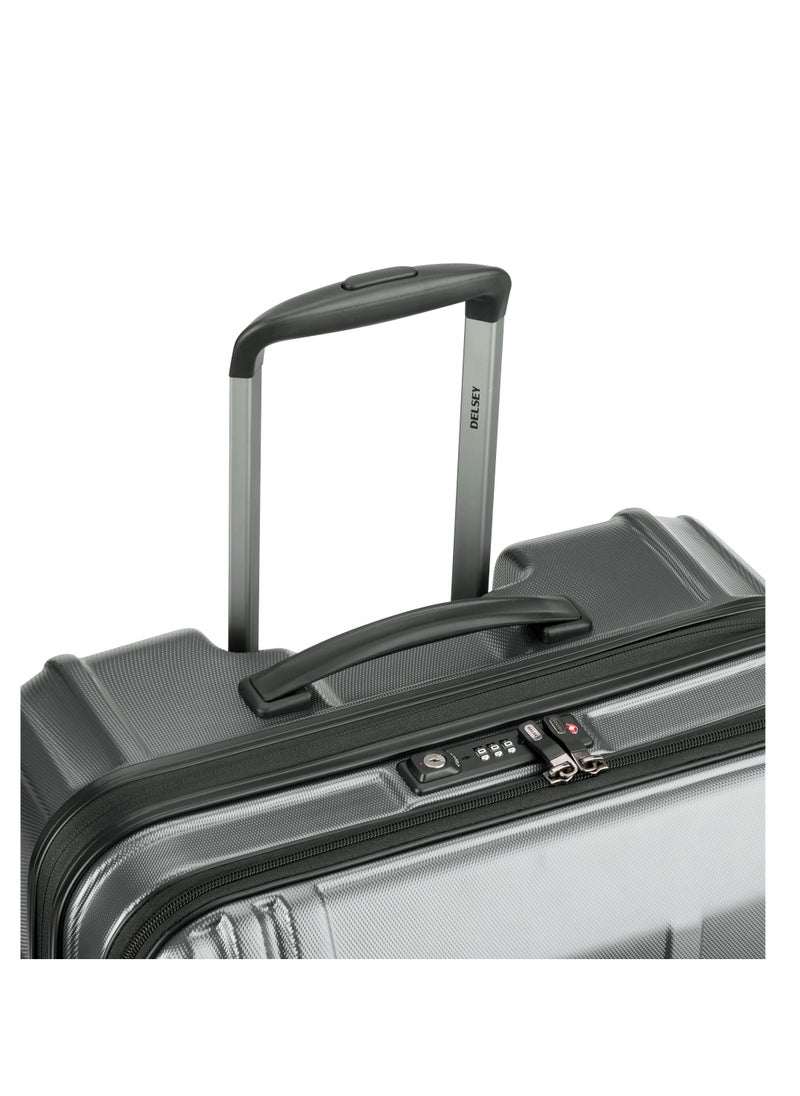 DELSEY Paris Cruise 70cm Hardcase 4 Double Wheel Check-In Luggage Trolley Platinum  - Image 4