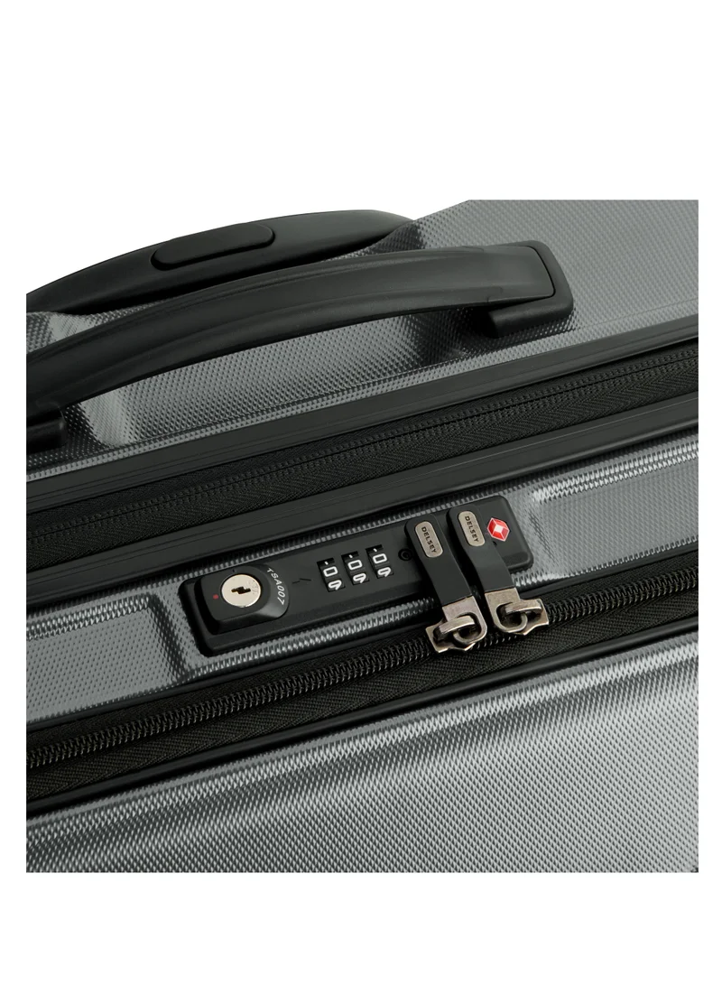 DELSEY Paris Cruise 70cm Hardcase 4 Double Wheel Check-In Luggage Trolley - Platinum