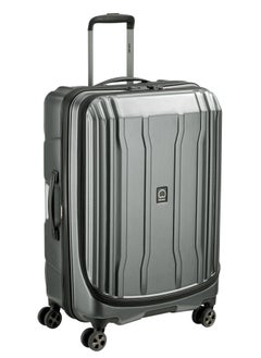 DELSEY Paris عربة أمتعة ديلسي كروز 70 سم صلبة ذات 4 عجلات مزدوجة لتسجيل الوصول بلاتينيوم  - Image 2