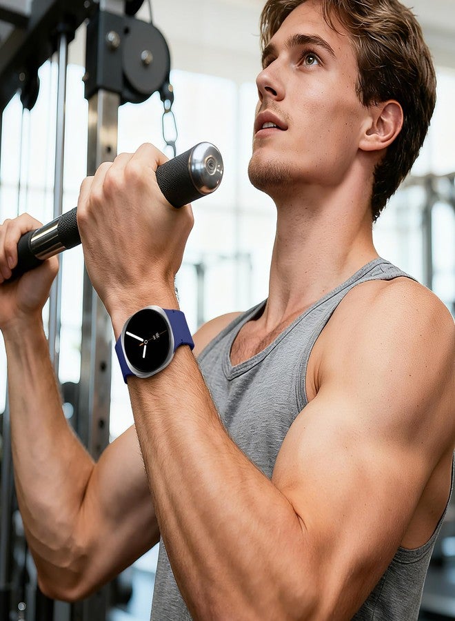 DaQin 8 Pack Sport Bands Compatible for Samsung Galaxy Watch 8 Band 40mm 44mm/Galaxy Watch 8 Classic 46mm, No Gap Soft Silicone Waterproof Strap Replacement for Women Men, S/M - Image 5