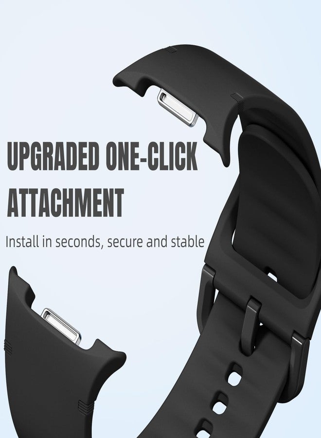 DaQin 8 Pack Sport Bands Compatible for Samsung Galaxy Watch 8 Band 40mm 44mm/Galaxy Watch 8 Classic 46mm, No Gap Soft Silicone Waterproof Strap Replacement for Women Men, S/M - Image 4