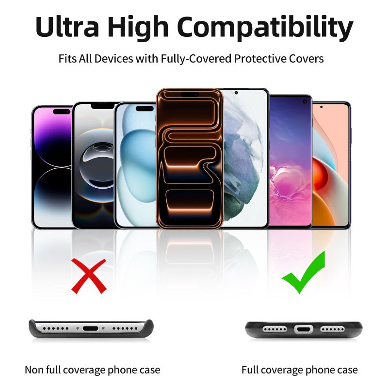 Yojaro 360Â° Rotating Stainless Steel Phone Tether Tab (Silvery 3-Pack) - Universal for iPhone & Other Phones (Fits Wristbands/Necklaces/Crossbody Straps) - Image 5