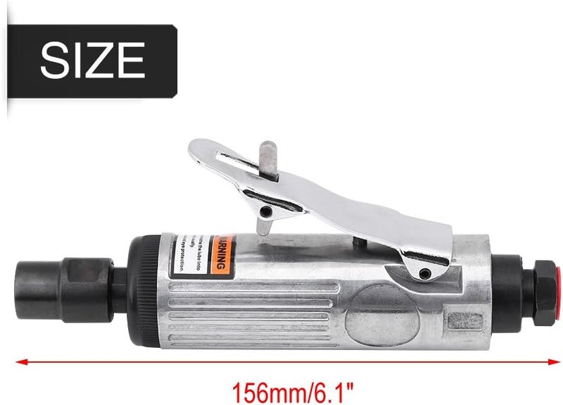 klarako 1/4Inch Pneumatic Air Die Grinder Grinding Kit Polishing Engraving Tool 90PSI - Image 2