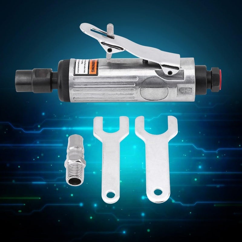 klarako 1/4Inch Pneumatic Air Die Grinder Grinding Kit Polishing Engraving Tool 90PSI - Image 5