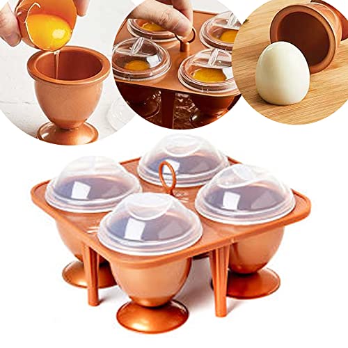 Copper Chef Eggs (Small)- Copper Chef Egg Cooker- No Peel Soft, Hard and Poached Eggs Without The Shell … - Image 3